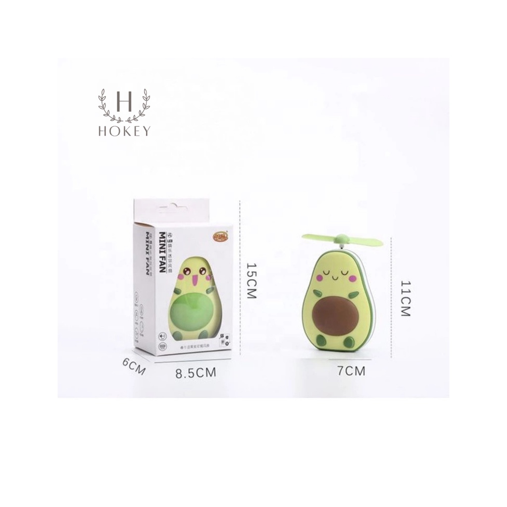Kipas Cermin LED Avocado