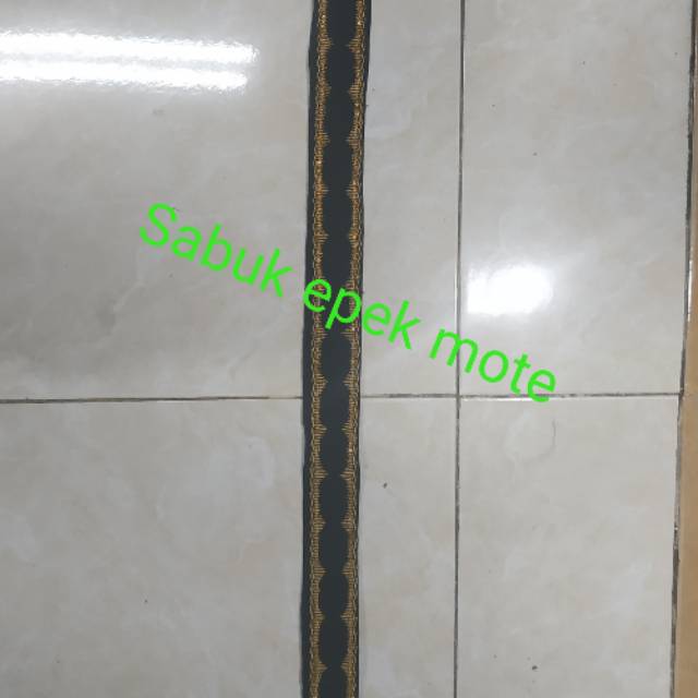 Sabuk epek mote dan epek benang  pelengkap beskap jawa