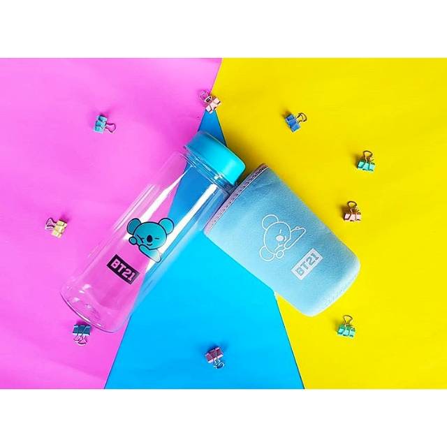 BT21 Botol BT 21 BTS 500ml Chimmy Cooky Shooky RJ Tata BT21 Botol BT 21 BTS 500ml Chimmy Cooky Shooky RJ Tata