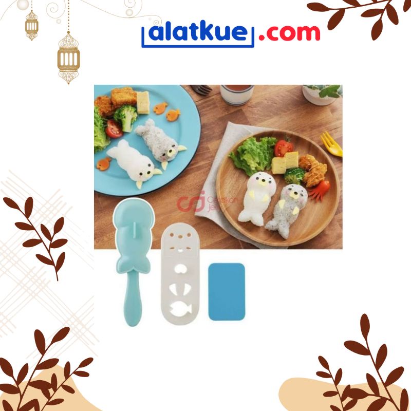 Cetakan Nasi Anjing Laut|Rice Mold Seal