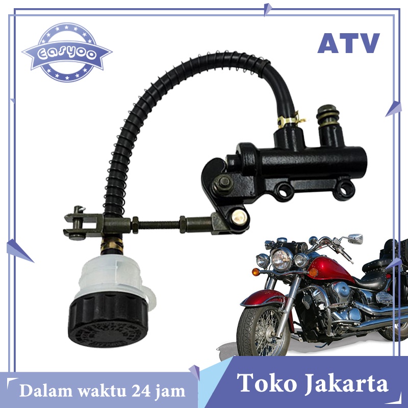 Master Silinder Rem Hidrolik Belakang Lipat  Untuk Sepeda Motor Atv Dirt Bike Master Rem Belakang