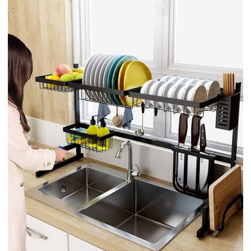 Rak Cuci Piring Wastafel Stainless Dish Dryer