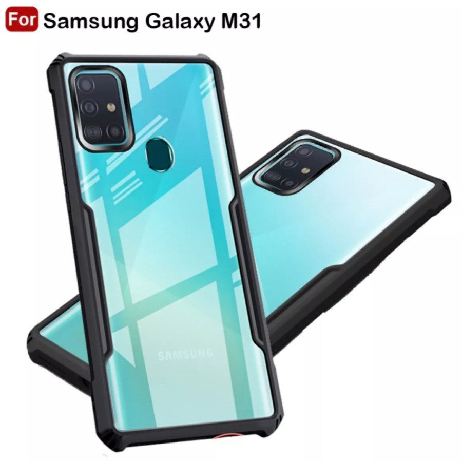 Hardcase Samsung Galaxy M31 Shockproof Transparant Casing Samsung M31