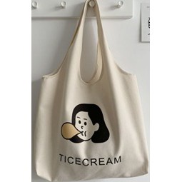 NEW Totebag Vintage Populer Tas Tote BIG Bahan Kanvas-TICE CREAM