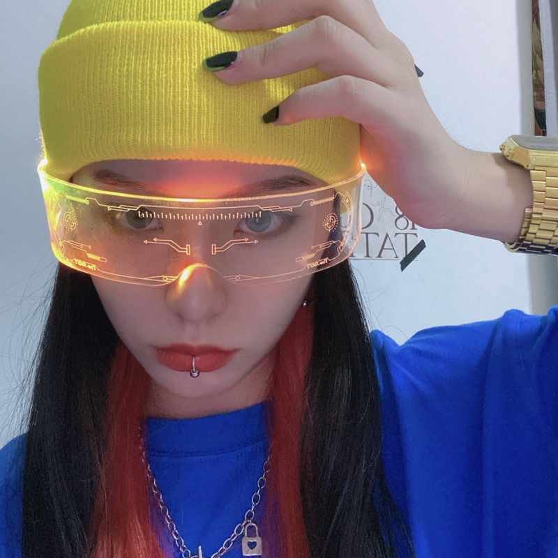 Luminous Glasses LED Multi-function Jump Di Hip Hop Dark