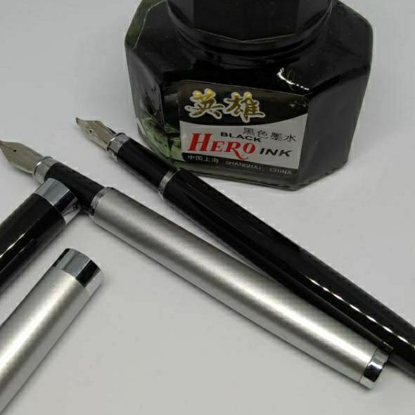 

Harga TERMURAAH.. Fountain pen pena ijazah nib 1,5 mm pena kaligrafi tinta isi pulpen isi ulang