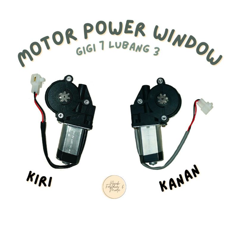 Motor Power Window Gigi 7 Lubang 3