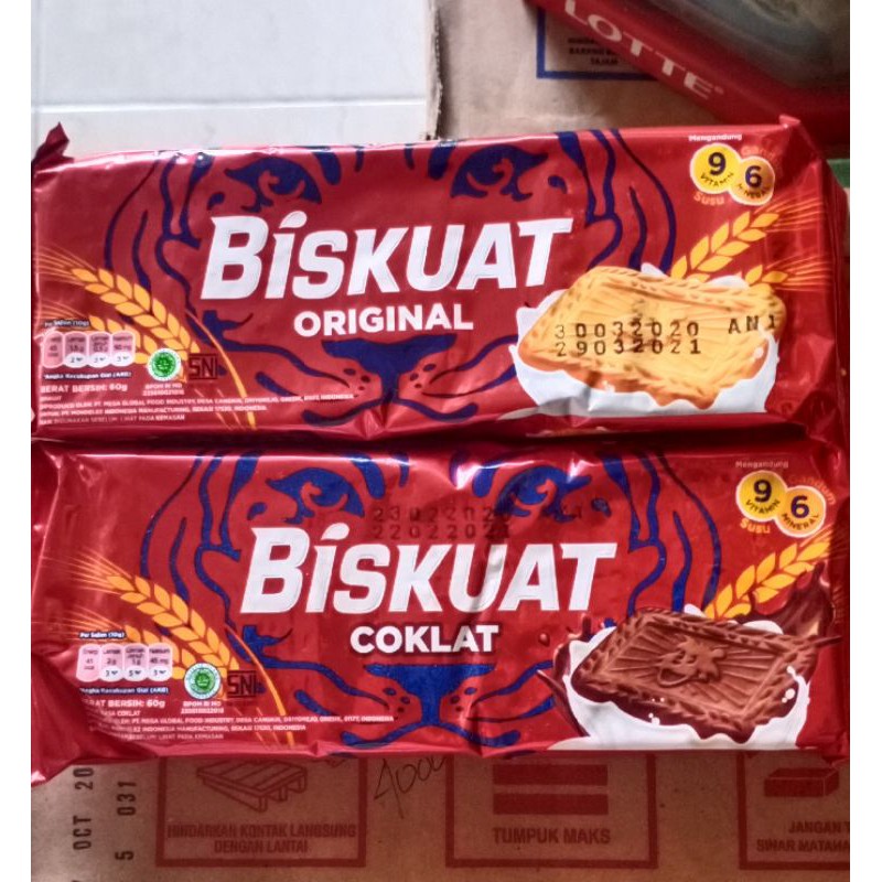 

Biskuat Original Dan Coklat 60 gr