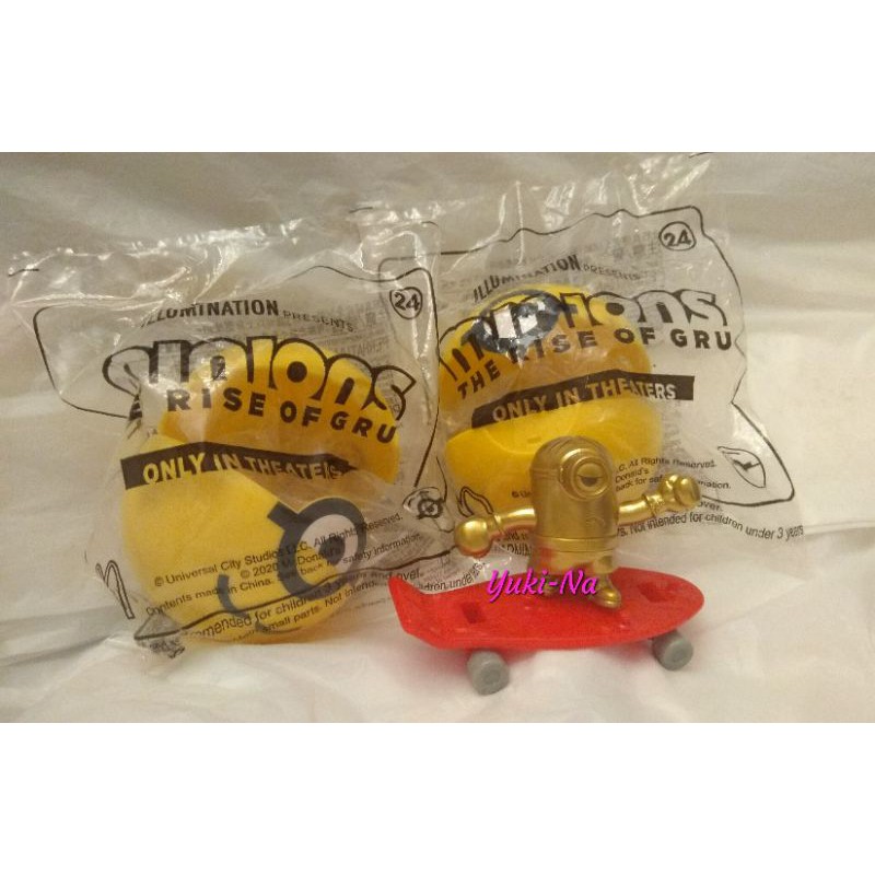 Minion Gold No 24 Boxing Style - Happy Meal Mcdonalds 2020