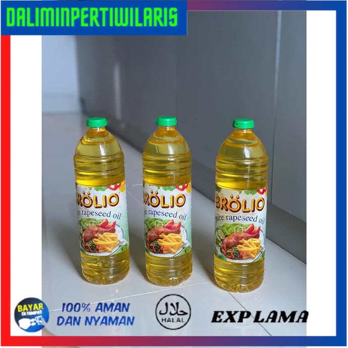 

BISA COD DISKON Minyak Kanola / Canola Oil Brolio 1L label defect segel utuh TERMURAH [Kode 1|Kode