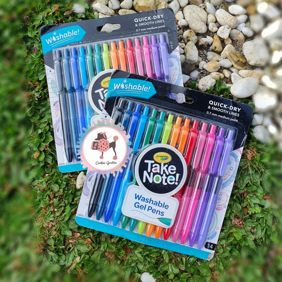 

Crayola Take Note Washable Gel Pens - 14ct