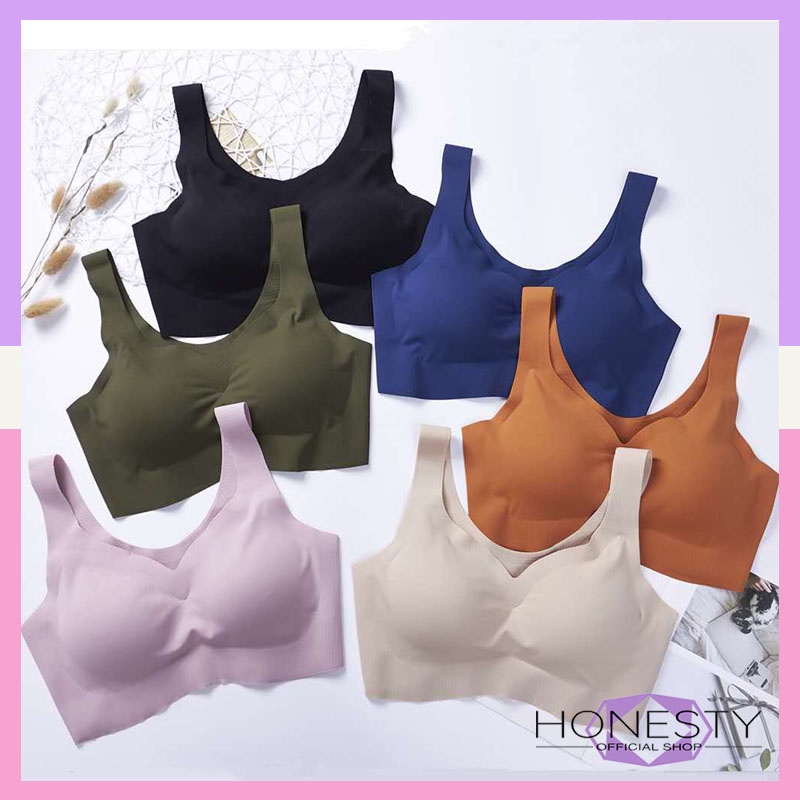 Honesty-035 Bra Sport yoga lari Wanita dengan Model Kualitas Tinggi untuk Busana Musim Panas