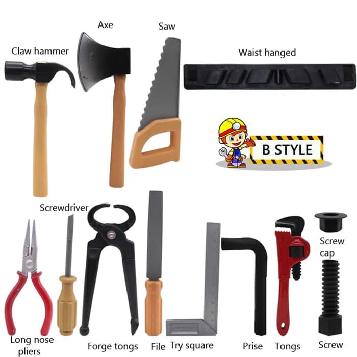 Building Tool Kits Toys (14pcs)