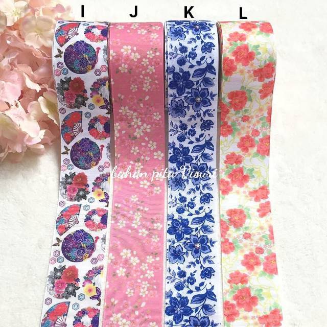 Pita Bunga CNY 3,8 cm per yard (90 cm)