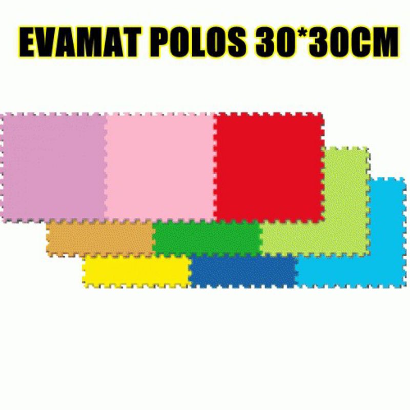 Evamat polos isi 10/tikar susun isi 10/polos