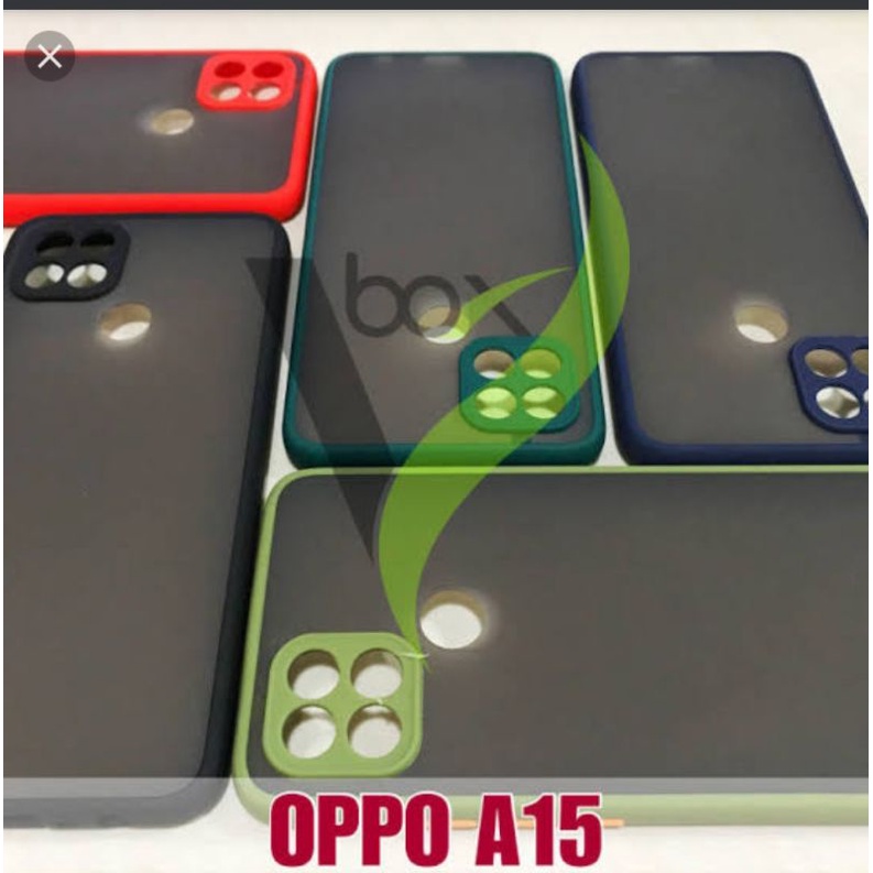 case silikon my choice Oppo A15  soft case plus ring pelindung kamera