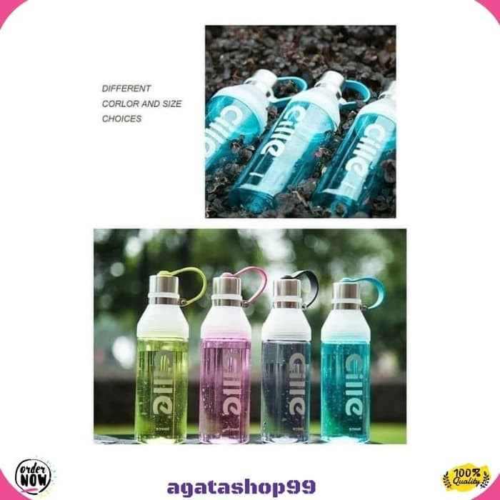 Langsung Order Botol Minum Sport Cille Tutup Saringan Filter Anti Hilang Terlaris terbaik