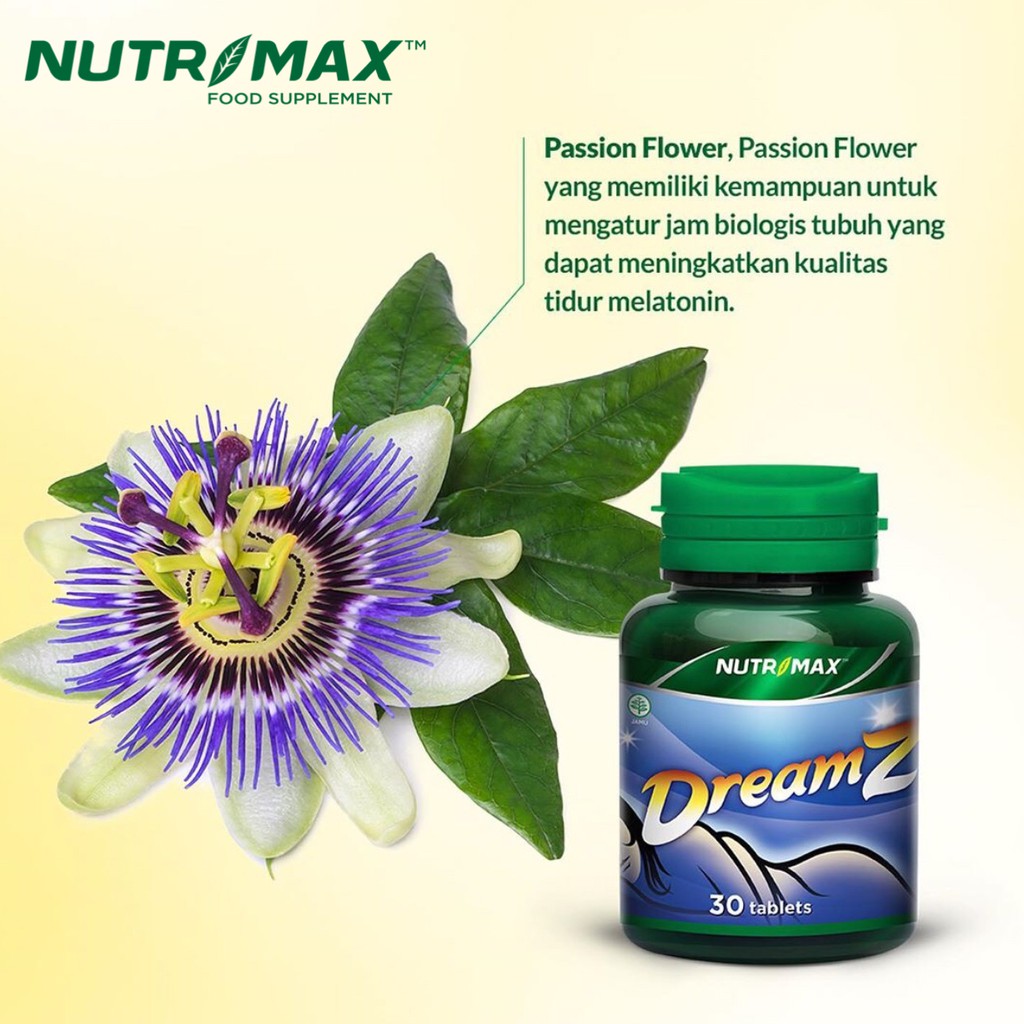 BPOM NUTRIMAX DREAMZ 30S BPOM / NUTRIMAX SWEET DREAMS / VITAMIN SUSAH TIDUR (INSOMNIA) / SYE