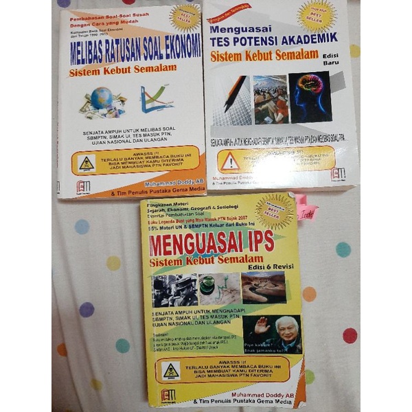 

Jual buku Sistem Kebut Semalam // baca deskripsi (ips/tka/ekonomi)