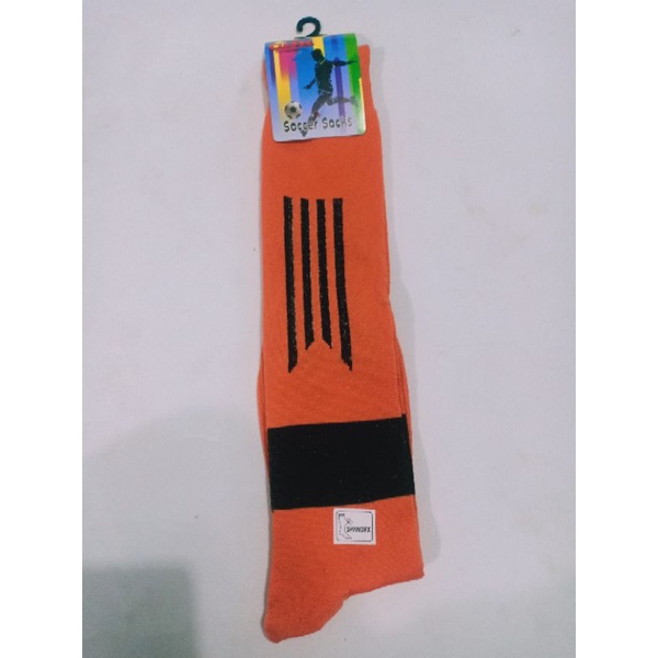 (12pasang) KAOS KAKI BOLA GARIS KAOS KAKI OLAHRAGA DEWASA