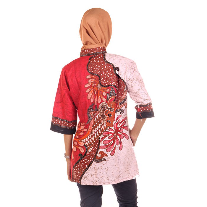 Blus Batik I Baju Batik Atasan Wanita  Riyan