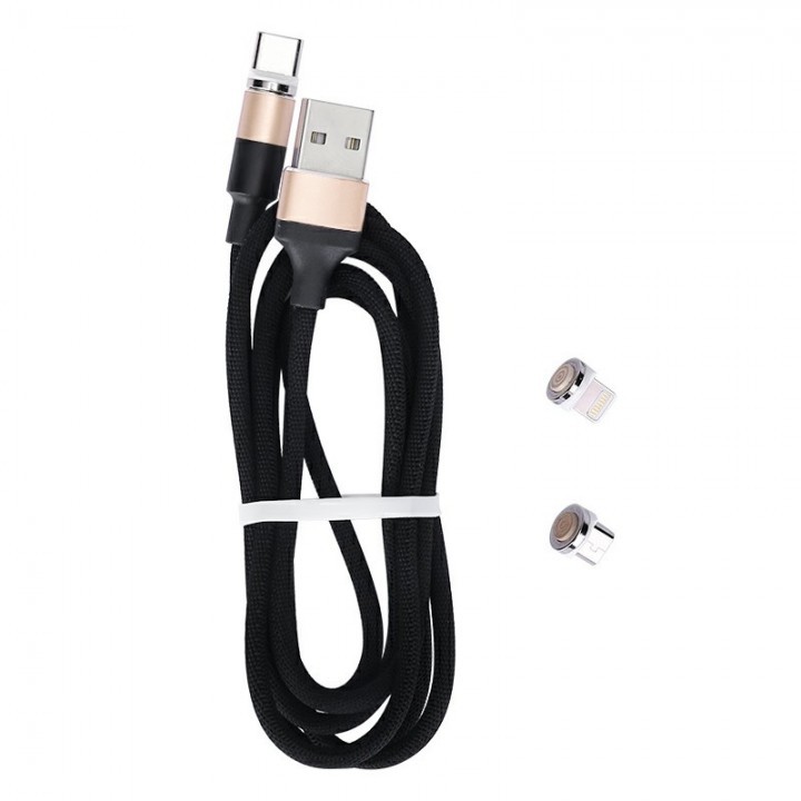 LS-X29 - 3 in 1 Magnetic USB Charging Cable - QC3.0 Support - 1.2M