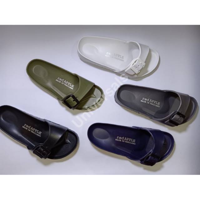RED APPLE SANDAL SINGLE STRAP ORIGINAL THAILAND MURAH WANITA
