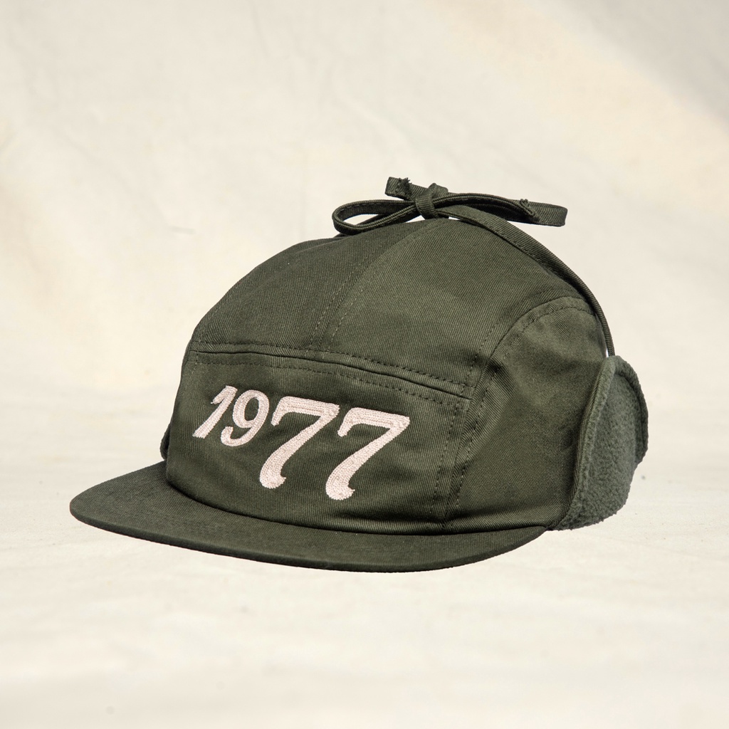 Jimmy and Martin - 5 Panel Hat Earflap Olive - TP021-3