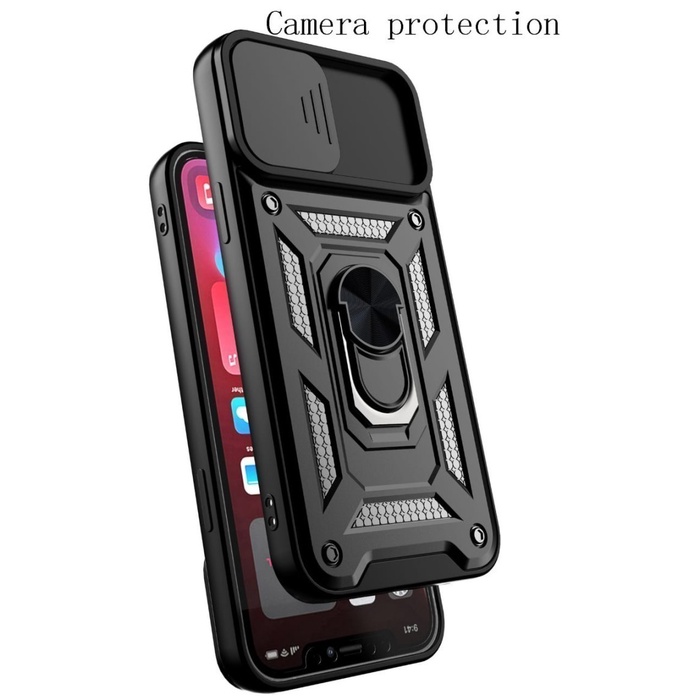 VIVO Y33T SOFT CASE ARMOR DEFENCE SLIDE CAMERA COVER SOFTCASE RINGSTANDING RING SERIES