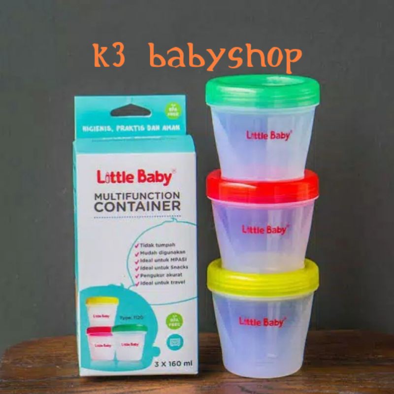 Multifunction Container Little Baby 120ml 160ml 120 160 kontainer susu wadah makanan MPASI bayi