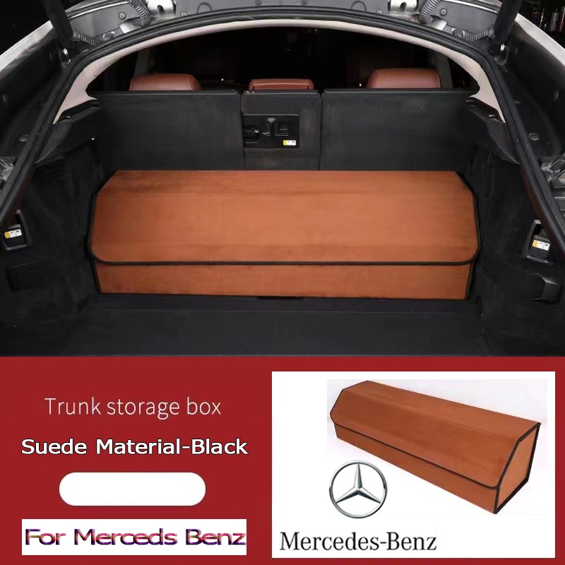 1 Set Tas Penyimpanan Model Lipat Bahan Suede Untuk Mercedes Benz AMG W176 W212 W245 W204 A C E S Class