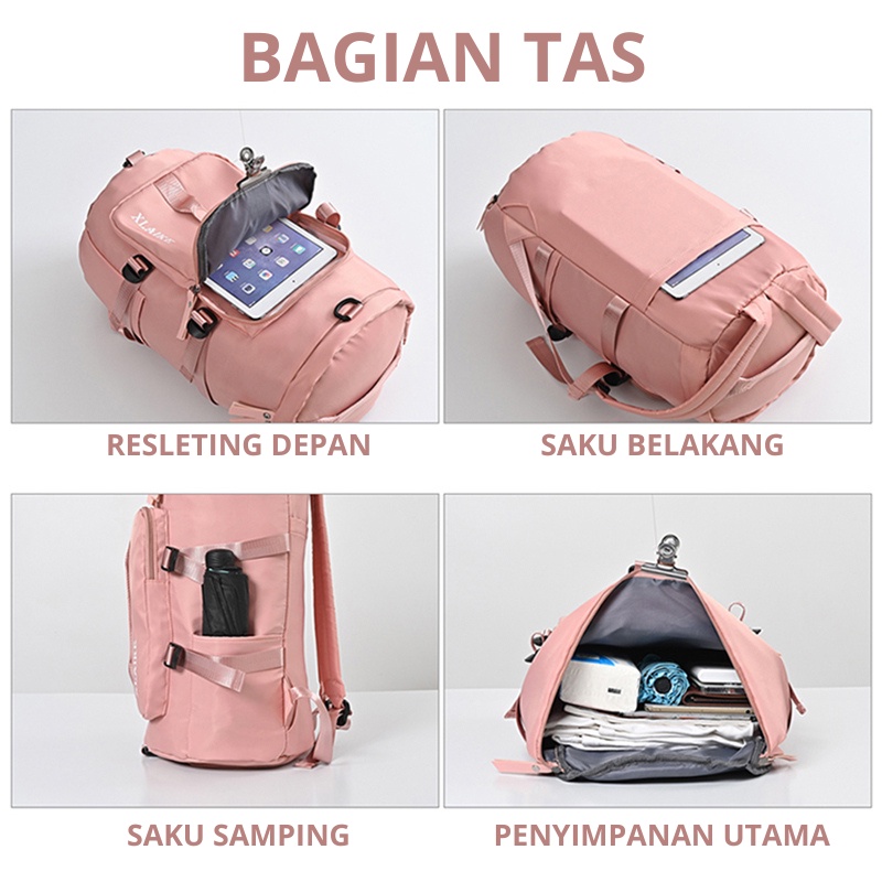 Mainland Travel Bag Original Waterproof Ransel Gunung Bahan Oxford TTB03