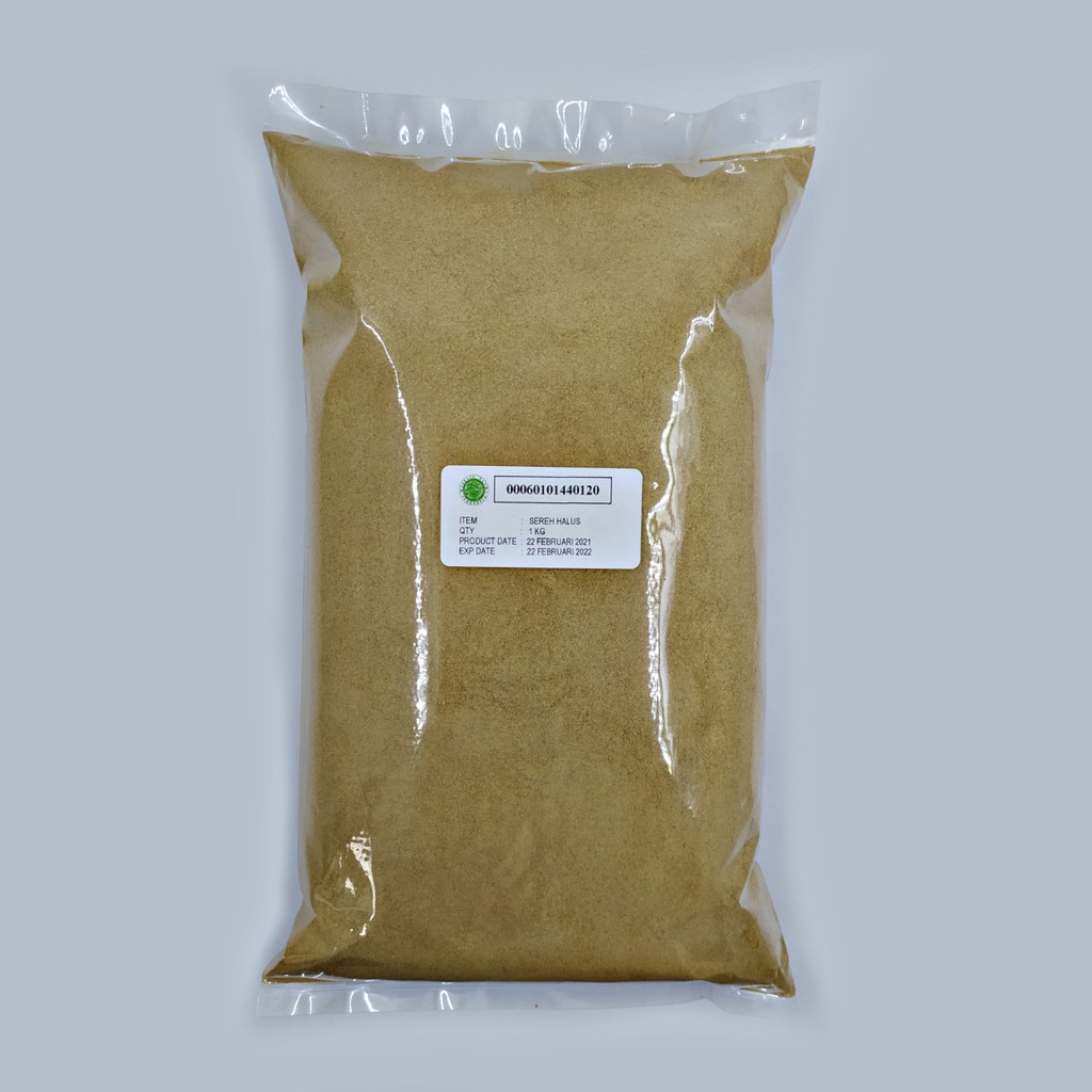 

Sereh Bubuk 1KG/Serai Bubuk Pure Asli 100%/Pure LemonGrass Powder