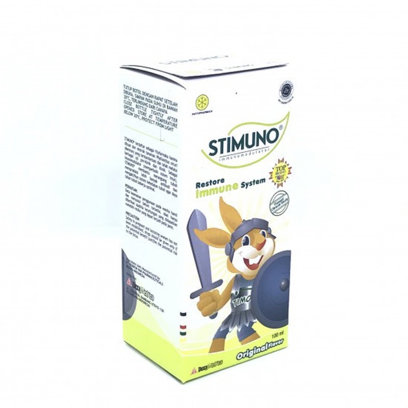 Stimuno Syrup Original Anak Vitamin Sirup Meningkatkan Imun Antibody Mencegah Sakit Mempercepat Penyembuhan