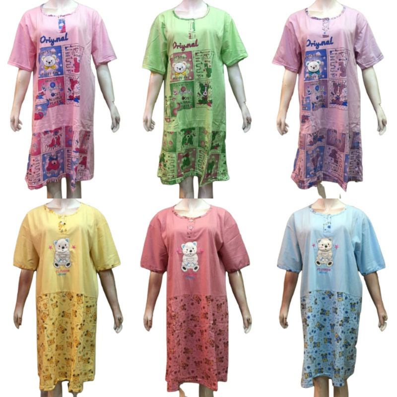 Daster Jumbo Kaos SieLie | Baju Tidur Daster