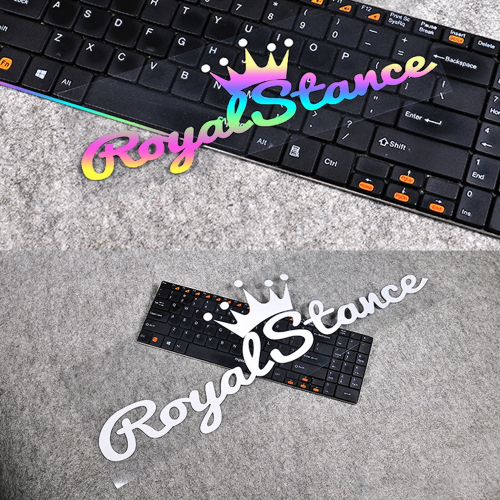 Royalstance Windshiled Sticker Laser MidNight Stiker Mobil Dekorasi Pintu Mobil Decal