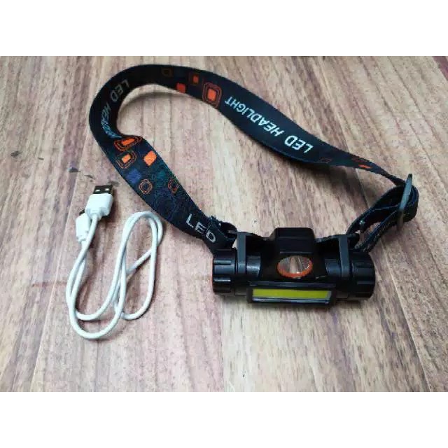 Headlamp Charging - Headlamp USB Charging - Headlamp cas - lampu kepala - senter kepala