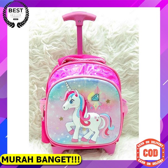 Tas Anak Troli Dorong Bts Tas Anak Sd Dan Tk Karakter Bts Tas Troliy Anak Tk Tas Roda Anak Paud Boba