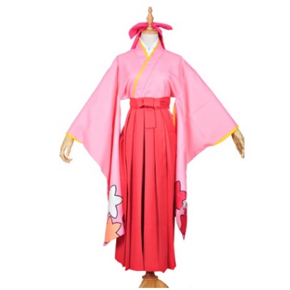 YUKATA HAKAMA ANIME CARD CAPTOR SAKURA DAIDOUJI TOMOYO COSPLAY COSTUME