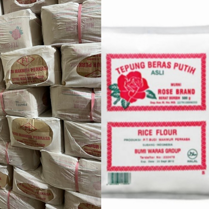 

BISA COD tepung beras rose brand 500gr (20x500gr)