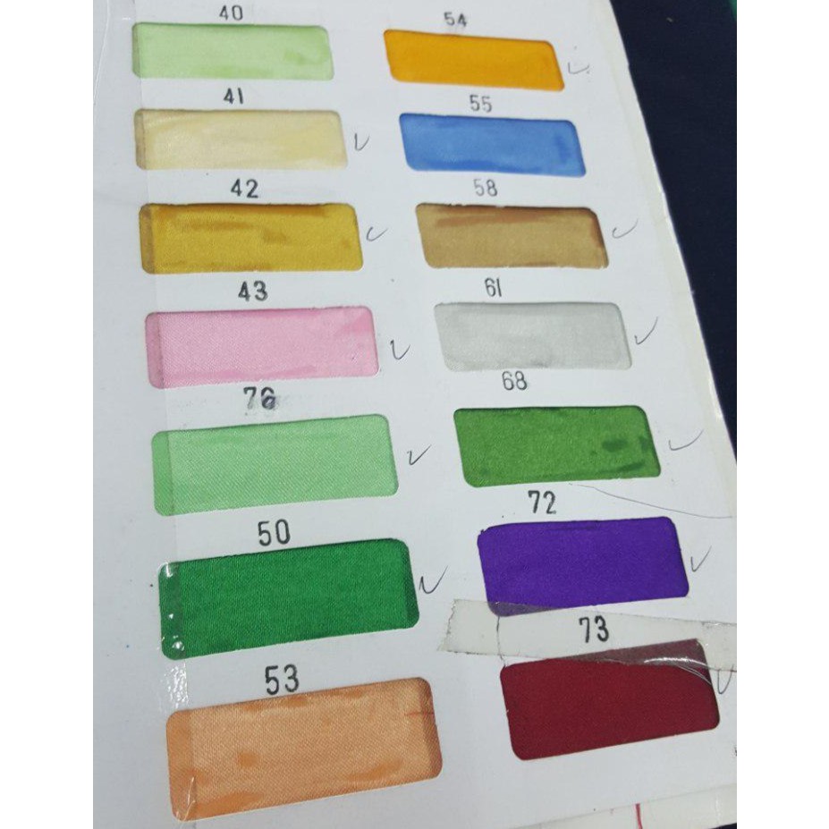 S2 KAIN SATIN SILK ELEGANT LEBAR 115CM KATALOG II - harga per 0,5 meter