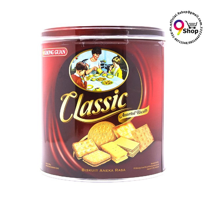 

Khongguan biskuit classic bulat 350gr