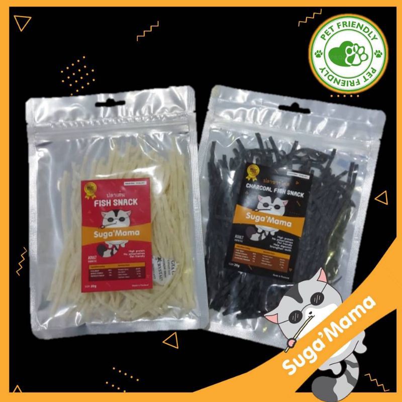 Fish Snack Original 100Gram Sugar Glider Landak Kucing Anjing Thailand High Quality Pet Friendly 100Gr