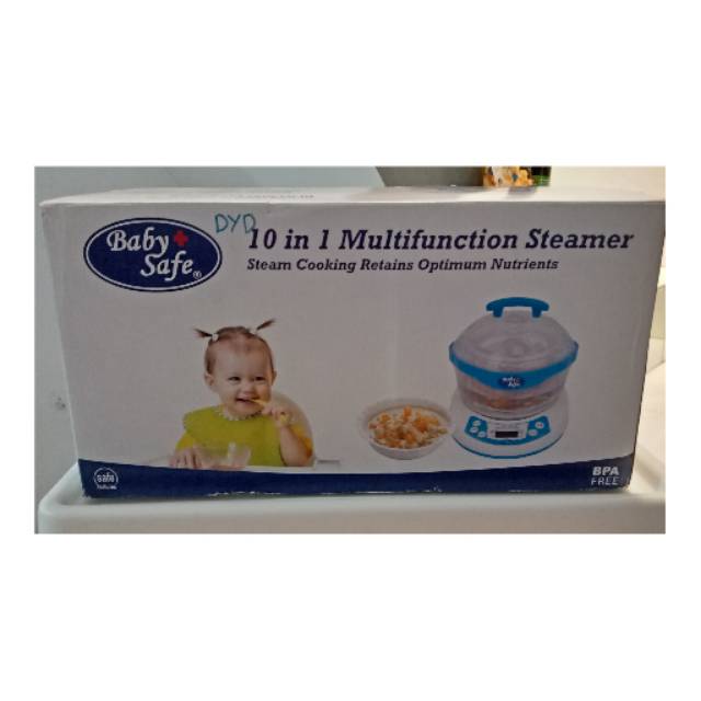 Baby safe 10 in 1 multifunction steamer