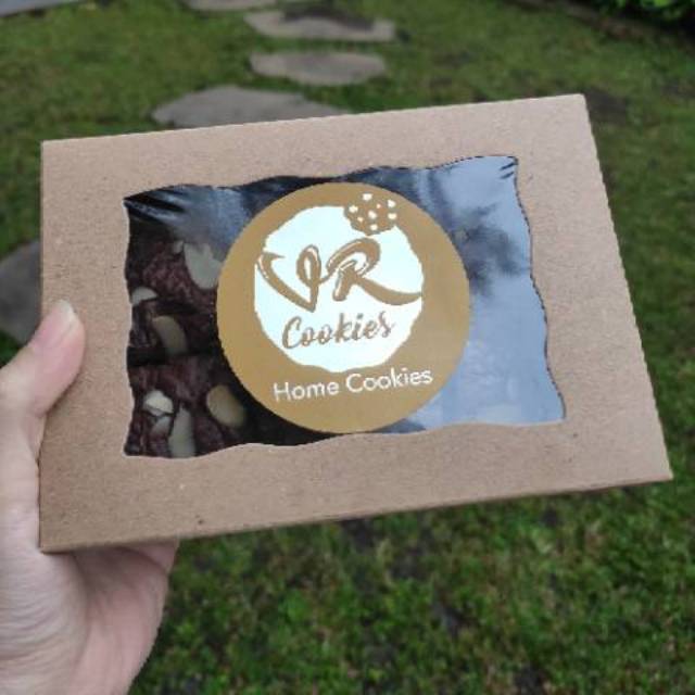 

American Fudgy Brownies / brownies panggang bukan brownis kukus small box ( bronis / bronies )