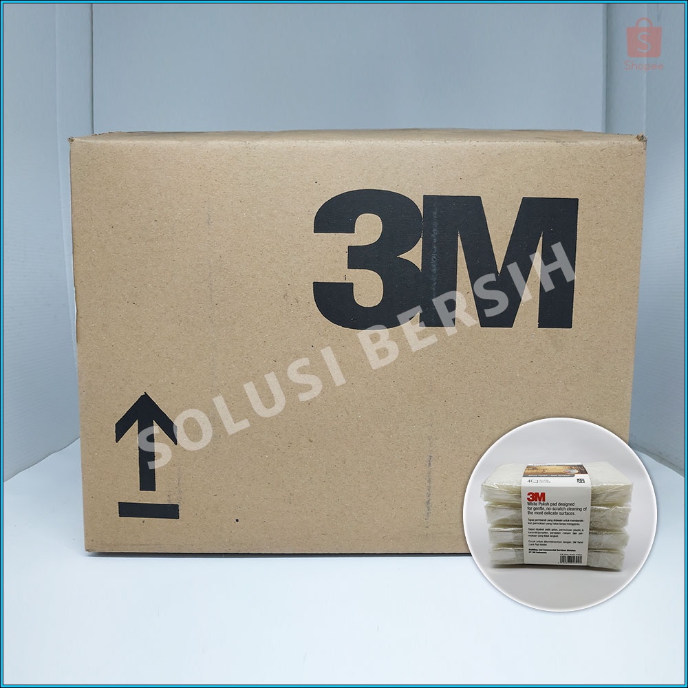 3M White Polish Pad - Box
