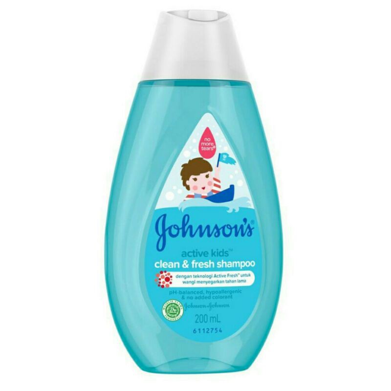 Johnson's Active Kids Clean &amp; Fresh Shampoo 200 ml