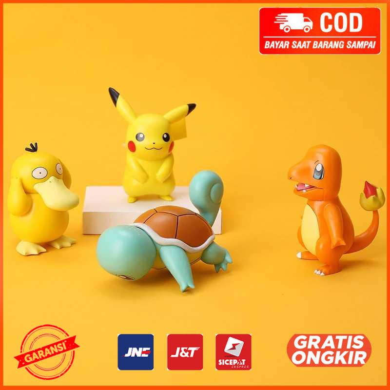 Action Figure Karakter Pokemon 6 PCS