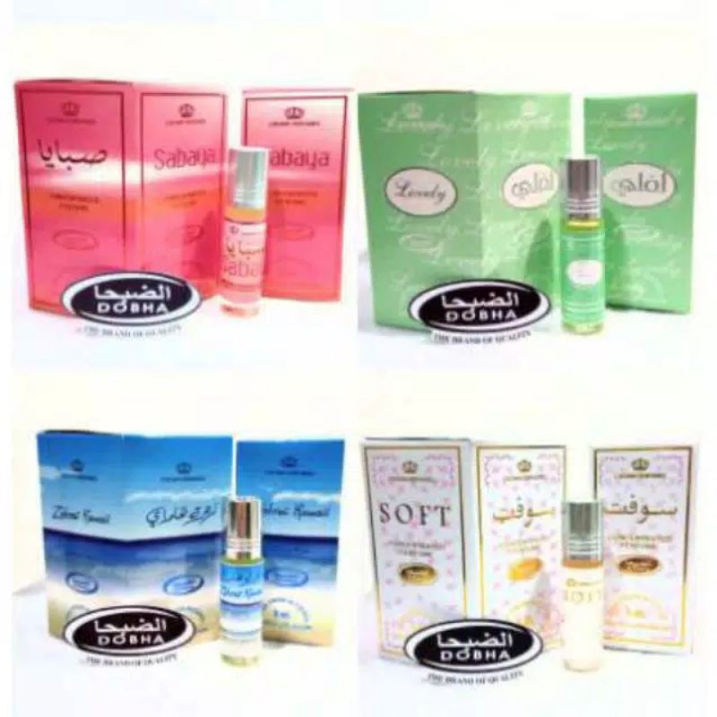 [ Grosir Parfum Dobha 6ml non alkohol ] - Parfum Dobha Soft - Minyak Wangi Lovely Dobha Non Alkohol