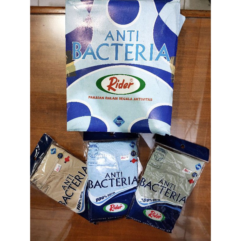 PAKET 3 PCS CELANA DALAM RIDER ANTI BACTERI 325 WARNA / CD RIDER ANTI BACTERI , PASTI ORI, PASTI READY